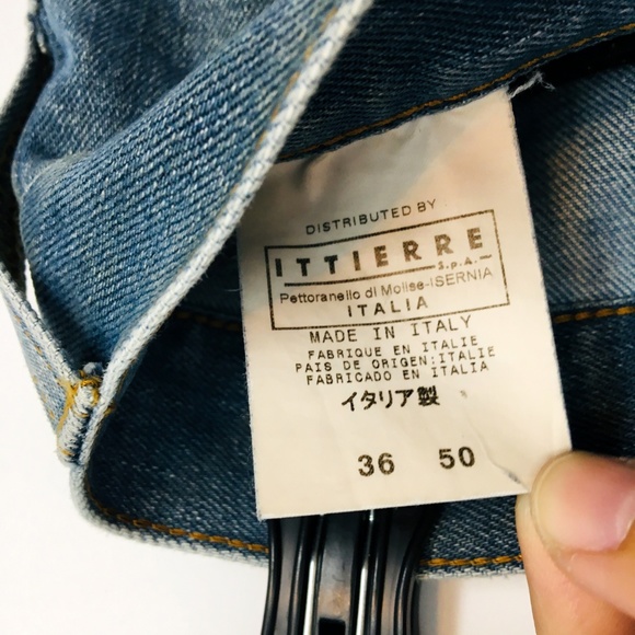 Gianfranco Ferre Medium Wash Bootcut Jeans - Picture 7 of 8